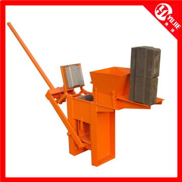 Qm1-40 Manual Clay Interlocking Brick Making Machine